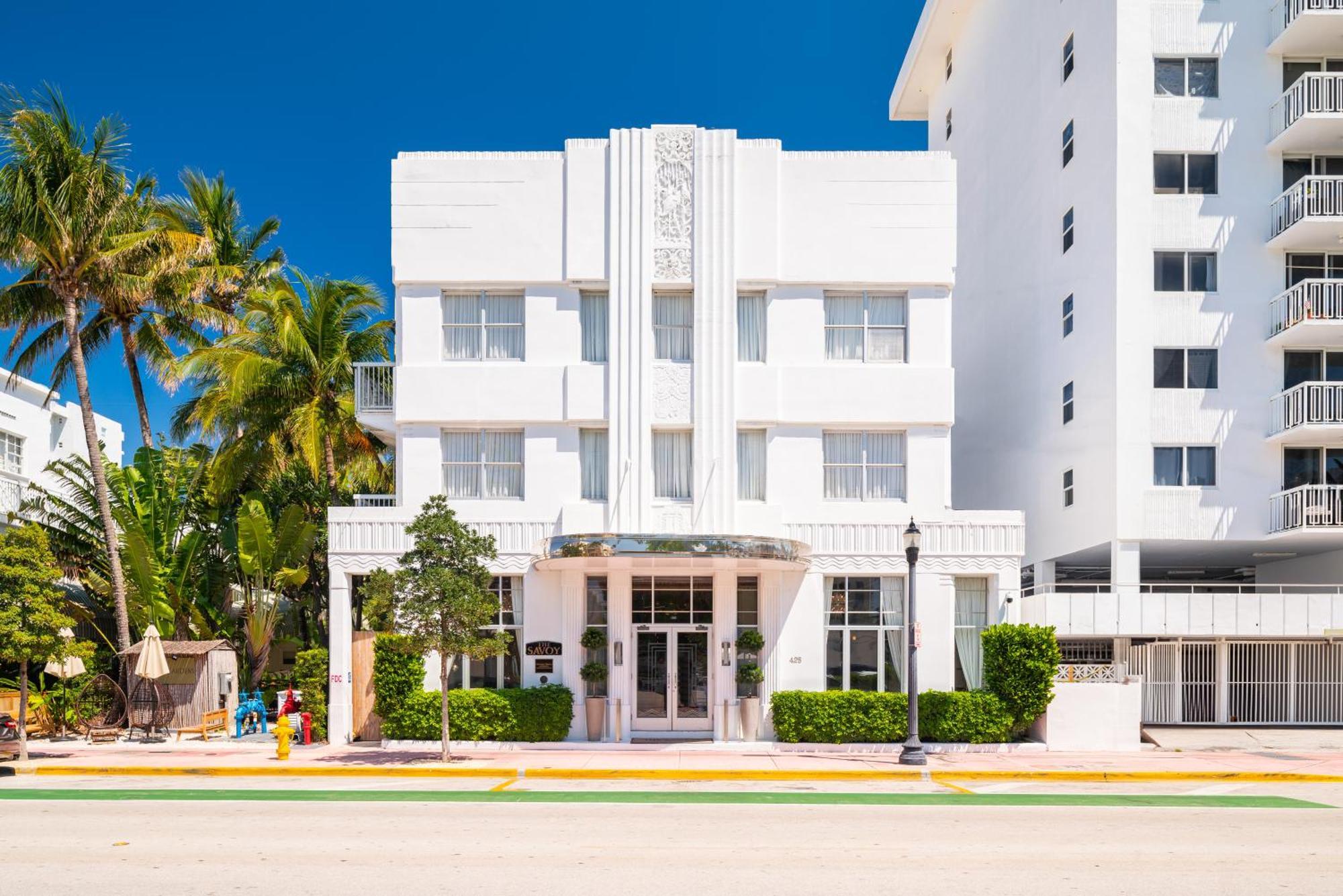 The Savoy Hotel & Beach Club Маями Бийч Екстериор снимка